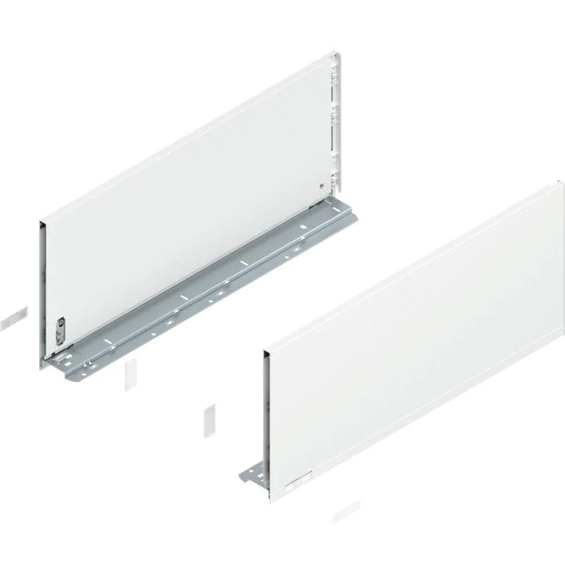 BLUM – Bok szuflady LEGRABOX pure, wys.F (241mm), dł.400-650mm, lewy/prawy, biały