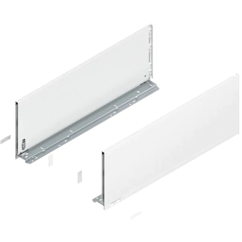 BLUM – Bok szuflady LEGRABOX pure, wys.F (241mm), dł.400-650mm, lewy/prawy, biały