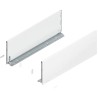 BLUM – Bok szuflady LEGRABOX pure, wys.F (241mm), dł.400-650mm, lewy/prawy, biały