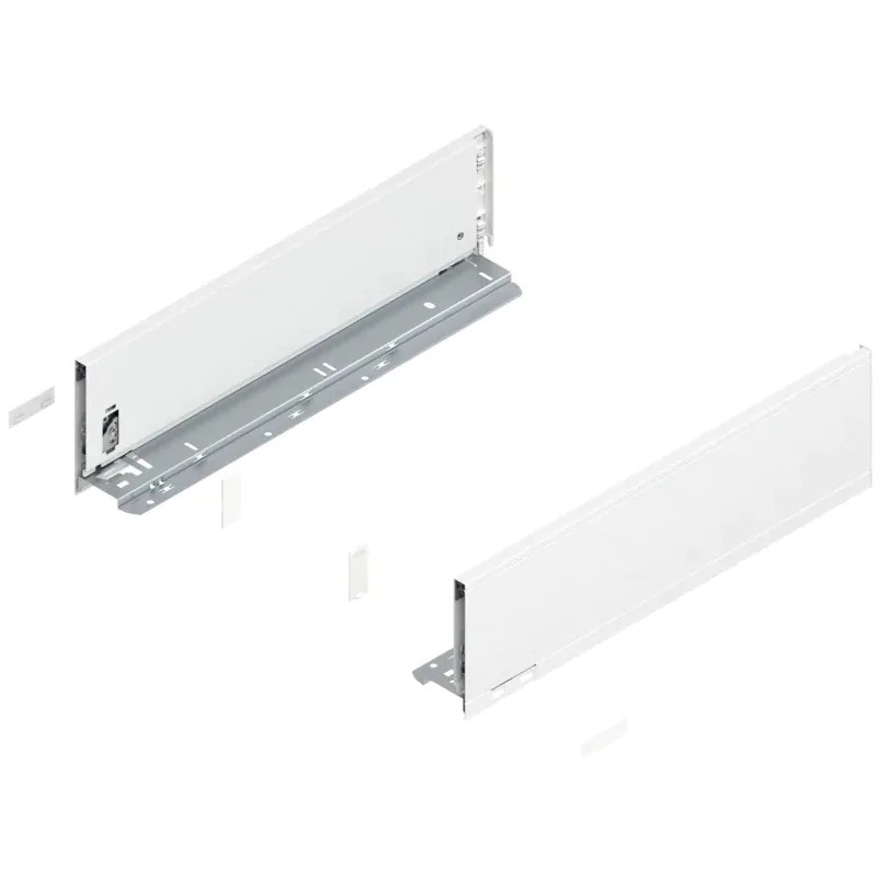 BLUM – Bok szuflady LEGRABOX pure, wys.K (128,5 mm), dł.300–550mm, lewy/prawy, biały BLUM – Bok szuflady LEGRABOX pure, wys.K (128,5 mm), dł.300–550mm, lewy/prawy, biały