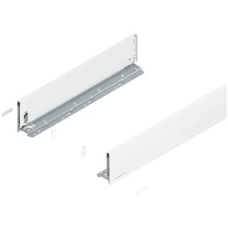BLUM – Bok szuflady LEGRABOX pure, wys.K (128,5 mm), dł.300–550mm, lewy/prawy, biały
