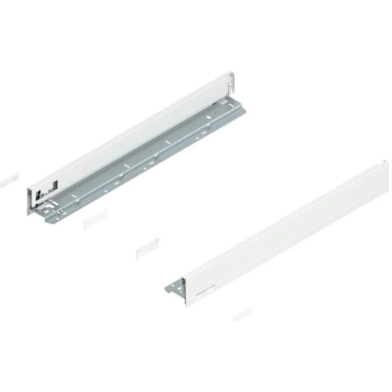 BLUM – Bok szuflady LEGRABOX pure, wys.N (66,5 mm), dł.450–550mm, lewy/prawy, biały