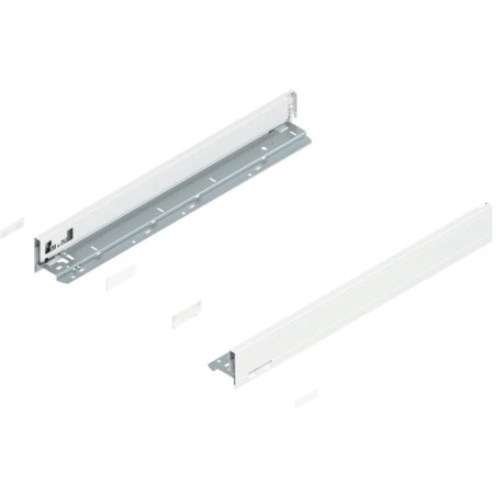 BLUM – Bok szuflady LEGRABOX pure, wys.N (66,5 mm), dł.450–550mm, lewy/prawy, biały