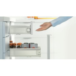 BLUM METABOX bok N (54 mm), 270-550mm, częściowy wysuw, 25 kg, wersja na wkręty, kremowa