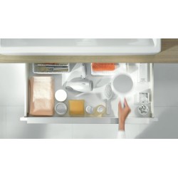 BLUM METABOX bok N (54 mm), 270-550mm, częściowy wysuw, 25 kg, wersja na wkręty, kremowa