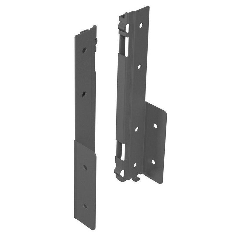 Hettich – Mocowanie tylne (187 mm) lewe, antracyt/białe AvanTech YOU Hettich