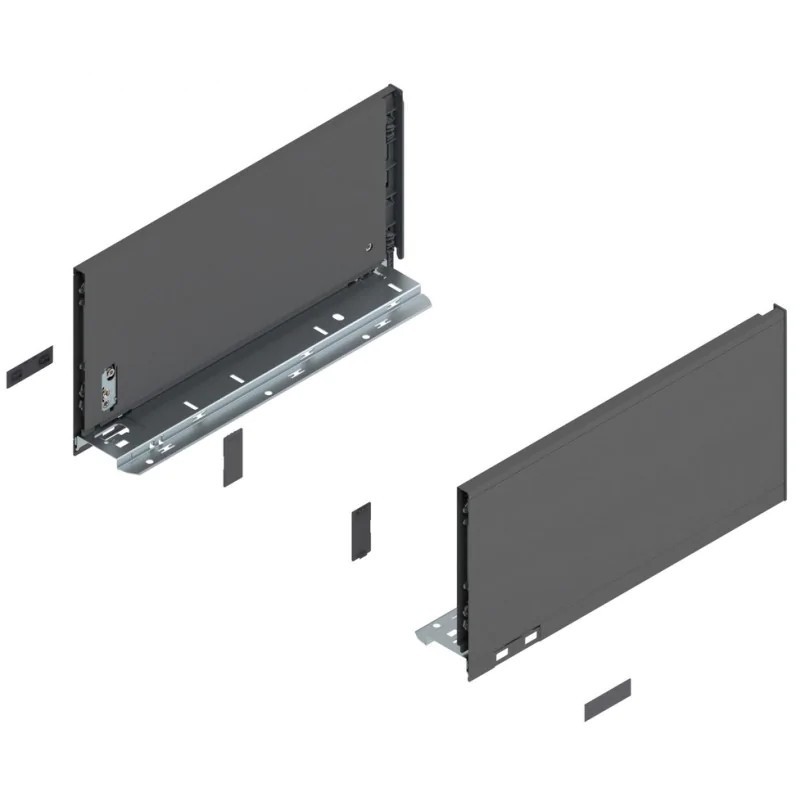 BLUM – Bok szuflady LEGRABOX pure, wys.C (177mm), dł.270-650mm, lewy/prawy, antracyt BLUM – Bok szuflady LEGRABOX pure, wys.C (177mm), dł.270-650mm, lewy/prawy, antracyt