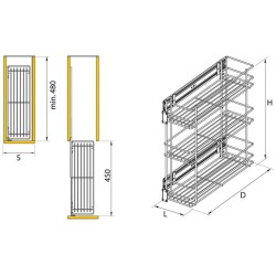 CARGO NOMET BOCZNY 15 CHROM /3/