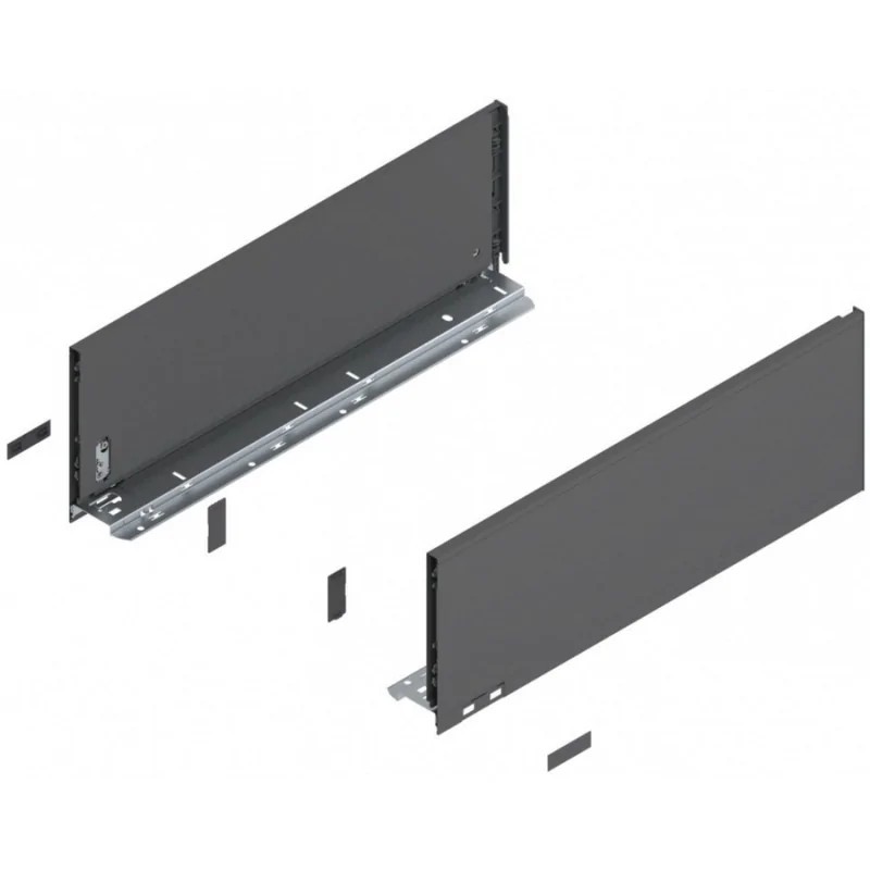 BLUM – Bok szuflady LEGRABOX pure, wys.C (177mm), dł.270-650mm, lewy/prawy, antracyt BLUM – Bok szuflady LEGRABOX pure, wys.C (177mm), dł.270-650mm, lewy/prawy, antracyt