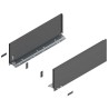 BLUM – Bok szuflady LEGRABOX pure, wys.M (90,5mm), dł.270–650mm, lewy/prawy, antracyt