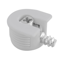 GTV – Złącze mimośrodowe 20mm + trzpień 6x7mm, plastikowe