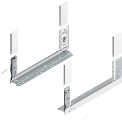 BLUM – Bok szuflady LEGRABOX free, wys.C (177mm), dł.450–550 mm, lewy/prawy, biały