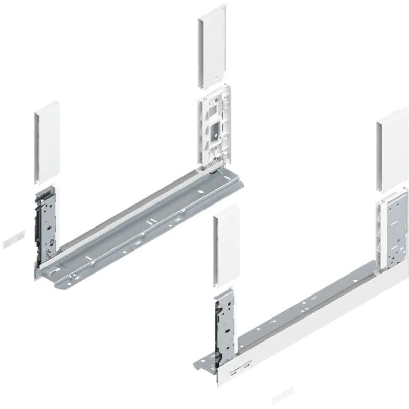 BLUM – Bok szuflady LEGRABOX free, wys.C (177mm), dł.450–550 mm, lewy/prawy, biały