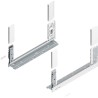 BLUM – Bok szuflady LEGRABOX free, wys.C (177mm), dł.450–550 mm, lewy/prawy, biały
