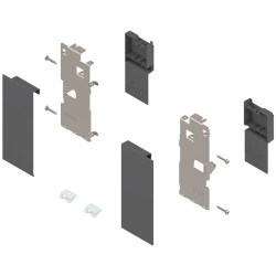 Mocowanie frontu BLUM LEGRABOX, wys. K, szuflada wewnętrzna, biały/czarny/antracyt, L+P