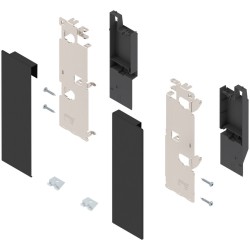 Mocowanie frontu LEGRABOX, wys. C, do szuflady wewnętrznej z relingiem