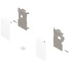 Mocowanie BLUM frontu LEGRABOX, wys. M, szuflada wewnętrzna, biały/czarny/antracyt, L+P