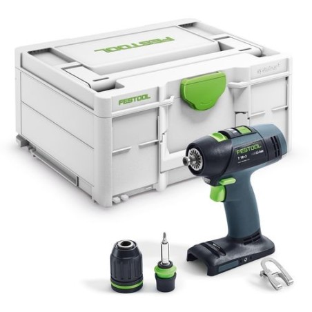 FESTOOL – Akumulatorowa wiertarko-wkrętarka T 18+3 HPC 4.0 I-BASIC