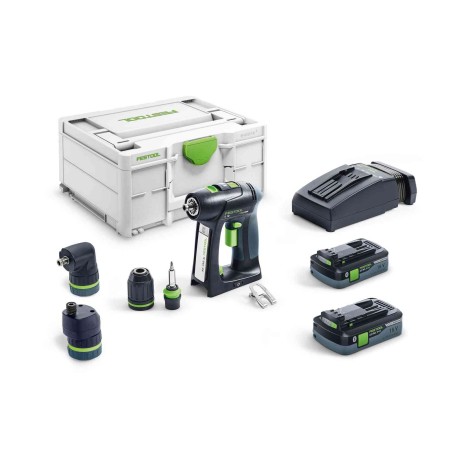 FESTOOL – Akumulatorowa wiertarko-wkrętark C18 HPC 4.0 I-Set