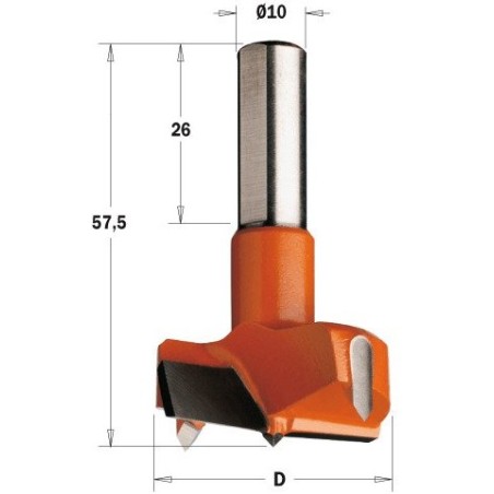 ITA TOOLS – CMT WIERTŁO PUSZKOWE 40/57,5/10X26 317.400.11