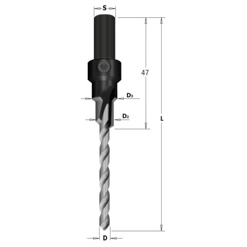 ITA TOOLS – Wiertło do konfirmantów CMT 515.042.31