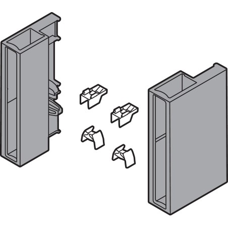 BLUM – AN-UCHWYT DO MOC. ELEM DEK. "C"  SZARY