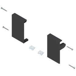 Mocowanie frontu TANDEMBOX , wys. M, do szuflady wewnętrznej, lewe/prawe, do TANDEMBOX antaro, czarny