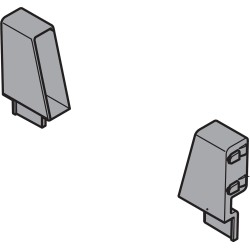 Adapter do drewnianej/stalowej ścianki tylnej TANDEMBOX, wys. N (81,5 mm), zlewozmywakowej, prawy+lewy,