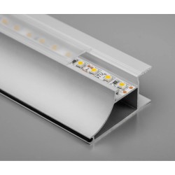 Profil aluminiowy do taśm LED GTV GLAX 2m wieńcowy (18 mm)