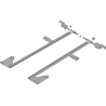 BLUM – Stabilizacja boczna LEGRABOX, dł. 450–600mm, KB 1400mm, pełen wysuw