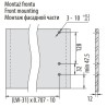 GTV – Szuflada narożna MODERN BOX, wysoka, L-600mm, szara