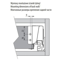 Szuflada pod piekarnik GTV MODERN BOX 450–500mm, szara
