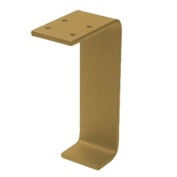 MATRIX – Noga meblowa metalowa wysokość 130mm - Czarny, Biały, Złoto