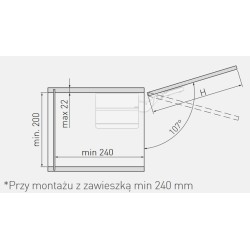 Podnośnik DTC soft close 1600-3600