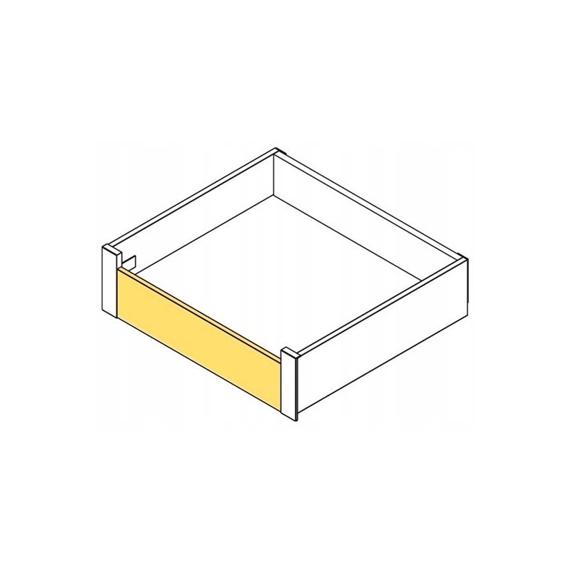 GTV – Panel przedni frontu wewnętrznego Modern Box 1100mm, biały/szary