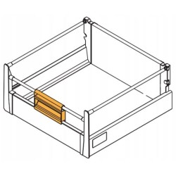 Uchwyt do szuflady wewnętrznej wysokiej GTV Modern Box, biały