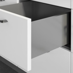 Szuflada antracyt GTV AXIS PRO H-167 wysoka (C), L-250-600 cichy domyk