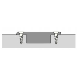 Zawias meblowy nakładany NOVISYS Hettich 65,5 x 24,4 mm (bez sprężyny)