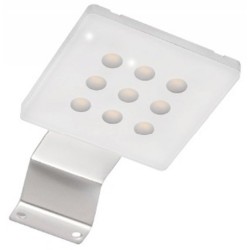 Oprawa LED EVITA biała na wysięgniku - barwa ciepłobiała