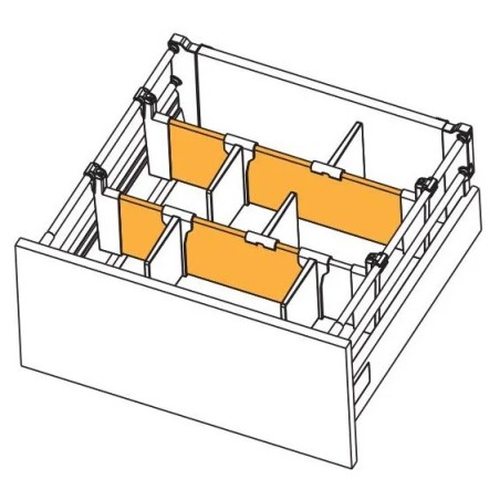 GTV – Listwa poprzeczna do szuflad Modern Box 1100 mm