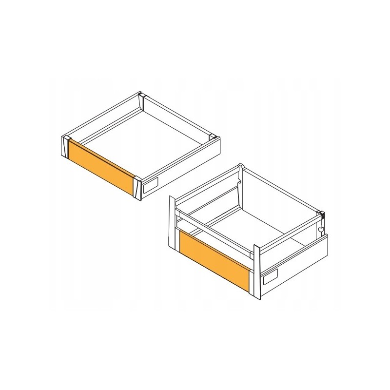 GTV – Panel przedni do szuflady wewnętrznej 1100mm biały Modern Box