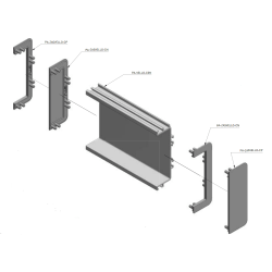 Profil do frontów bezuchwytowy VELLO z funkcją LED "C"