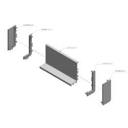 Profil bezuchwytowy VELLO z funkcją LED "C"