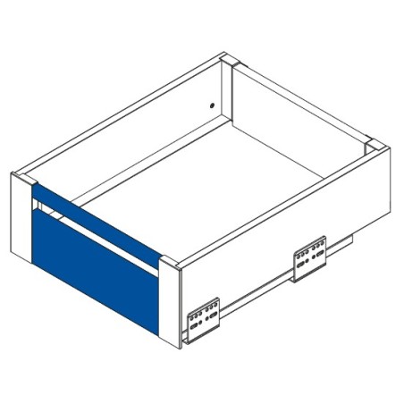 GTV – AXIS PRO Panel 1200mm przedni/front wew. + reling, średni, antracyt