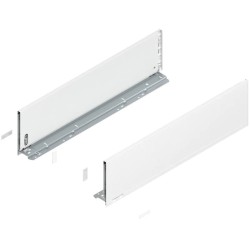 BLUM – Bok szuflady LEGRABOX pure, wys. C (177 mm), lewy/prawy, biały, 270-650 mm