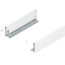 BLUM – Bok szuflady LEGRABOX pure, wys. K (128,5 mm), lewy/prawy, biały, 300-600 mn