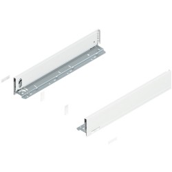 BLUM – Bok szuflady LEGRABOX pure, wys. M (90,5 mm), lewy/prawy, biały, 270-650 mn