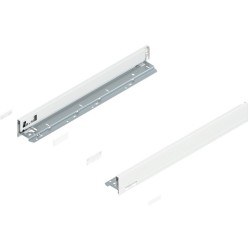 BLUM – Bok szuflady LEGRABOX pure, wys. N (66,5 mm), lewy/prawy, biały, 450-550 mn