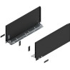 BLUM – Bok szuflady LEGRABOX pure, wys. C (177 mm), lewy/prawy, 270-550mm – czarny