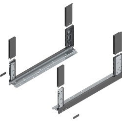 BLUM – Bok szuflady LEGRABOX free, wys. C (177,0 mm), lewy/prawy, antracyt, 450-550 mn